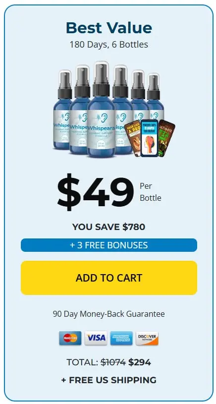 Whispeara ™6 bottle